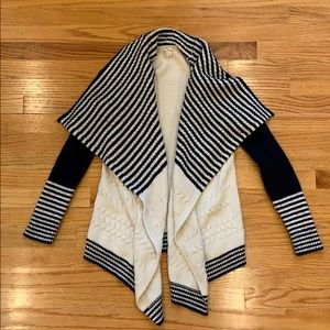 Gap Open Drape Front Chunky Cardigan